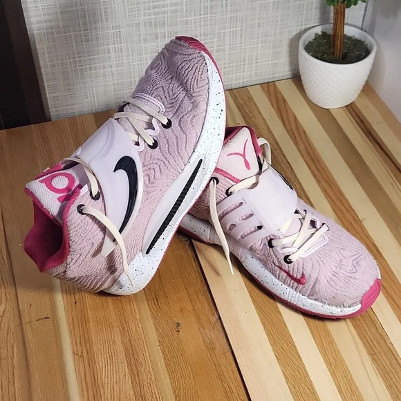 Nike | Shoes | Nike Kd 4 Kay Yow Pink White Breast Cancer  display picture 2